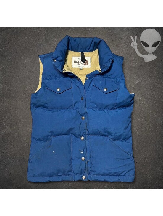 The North Face Jackets & Blazers - Vintage The North Face Brown Label Down Puffer Vest Women's US Size S Blue
